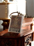 Porte-clés vintage publicitaire Café Grand Moka blason ancien France rétro
