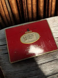 Boîte à cigarettes ancienne Virginia publicitaire vintage rouge métal déco rétro