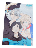 Poster manga Yuri on Ice anime, personnages couleurs, décor patinage, occasion