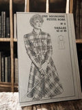 Patron couture vintage robe femme 1981 N°8 tailles 42 46 rétro ancien