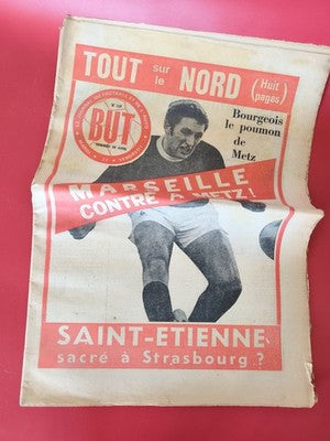Ancien journal vintage football Tout sur le Nord Saint-Étienne rétro collection