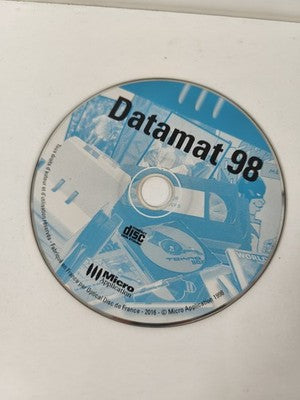 Logiciel PC Datamat 98 original, logiciel informatique pour ordinateur Windows