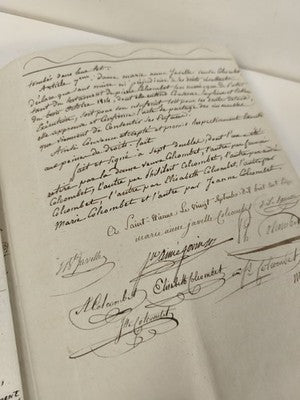 Lettre administrative manuscrite 1826, cachets fiscaux, XIXe siècle