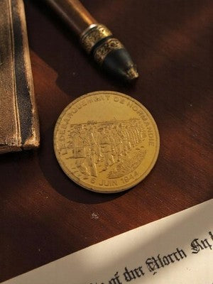 Médaille Débarquement de Normandie 6 juin 1944 vintage, pièce commémorative