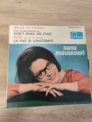 Vinyle 45T vintage Nana Mouskouri Fontana pochette originale titres français