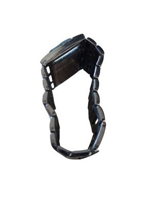 Montre femme Evros vintage à quartz, bracelet strass, non testée, années 2000