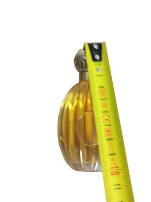 Flacon factice parfum vintage, bouchon doré, déco rétro ancien rare