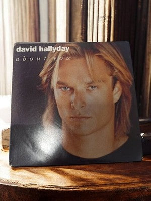 Vinyle 45 tours David Hallyday about you vintage ancien disque rétro pop
