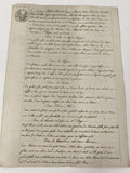 Lettre manuscrite administrative 1814, inventaire familial XIXe, cachet 75 c