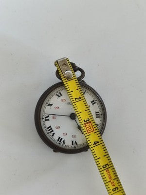 Montre de gousset ancienne Nautilus à réviser, cadran 24h chiffres romains