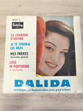 Vinyle 45 tours vintage Dalida Barclay pochette originale, La Chanson d'Orphée