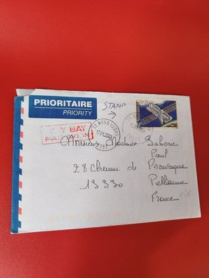 Ancienne lettre affranchie Vietnam 2003, timbre spatial, oblitérée collection