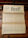 Ancien journal BREF 1925 presse vintage rétro d’époque originale France