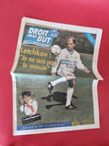 Vintage journal sportif Olympique Marseille Droit au But ancien supporters foot
