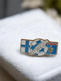 Pin's vintage Olympique de Marseille OM football bleu blanc ancien rétro