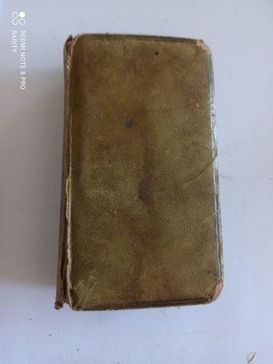Ancien livre religieux Imitation de Jésus-Christ début XXe, reliure aspect cuir