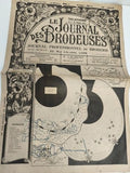 Journal ancien broderie Le Journal des Brodeuses 1953 Lyon motif vintage