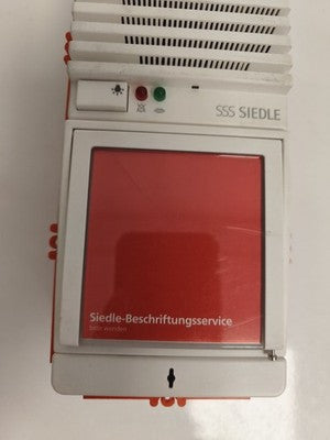 Interphone Siedle SSS Siedle-Beschriftungsservice blanc rouge, sonnette porte