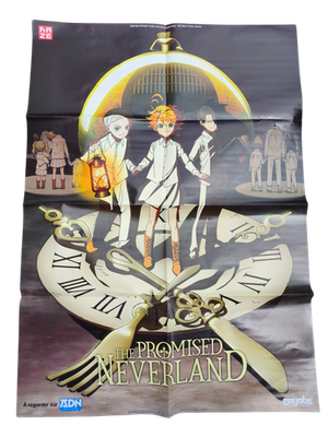 Poster manga The Promised Neverland plié – Affiche anime couleurs vives KAZE