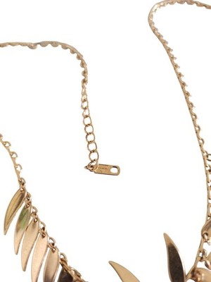 Collier vintage Agatha Paris feuilles dorées rétro chic, bijou fantaisie élégant