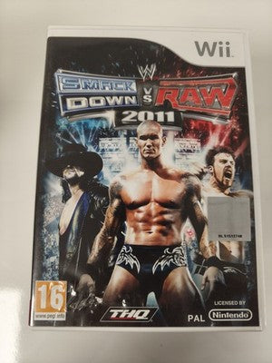 Jeu Wii SmackDown vs Raw 2011 Nintendo complet, catch, combat, version française