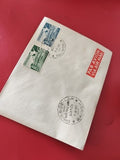 Vintage FDC Vietnam 1959 lettre timbrée cachet Saigon Par Avion collection
