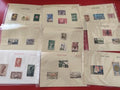 Lot anciens timbres monde vrac collection philatélie, divers pays, sous pochette