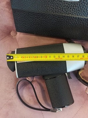 Caméra vintage Eumig Super 8 avec étui rétro Autriche ancien
