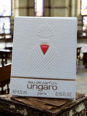 Miniature parfum Ungaro Diva vintage boîte 4,5ml eau de parfum Paris rare