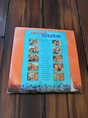 Laserdisc vintage "Short Cuts" Robert Altman Widescreen Edition jaquette abîmée