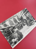 Ancienne carte postale oblitérée Caudebec-en-Caux marché animée noir et blanc
