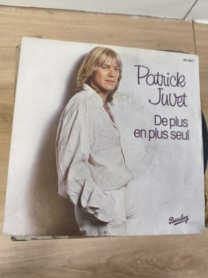 Vinyle 45T vintage Patrick Juvet "De plus en plus seul" Barclay pochette d'origi