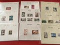 Lot anciens timbres collection, France, Vietnam et divers pays, philatélie vrac