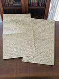 Lettre manuscrite 1939-1945 Guerre Seconde Guerre mondiale à sa femme