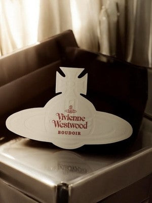 Carte publicitaire parfum Vivienne Westwood Boudoir rétro ancienne parfum
