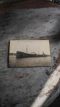 Carte Postale Ancienne Navire Monique paquebot Compagnie Auxiliaire Marine