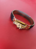 Bracelet vintage ancien ethnique artisanal pour collection ou cadeau rétro