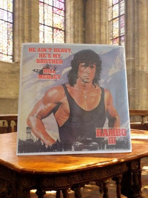 Vinyle 45T Bill Medley Rambo III BO, He Ain't Heavy, Vintage Rare