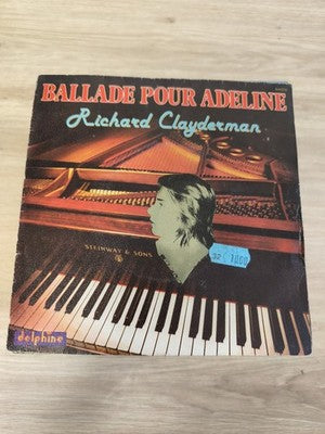 Vinyle 45 tours ancien Richard Clayderman rétro collector pour collectionneur ét