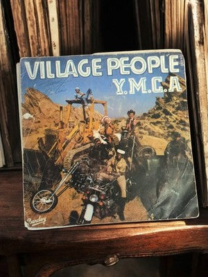 Vinyle 45 tours Village People Y.M.C.A Barclay années 70 rétro disco ancien