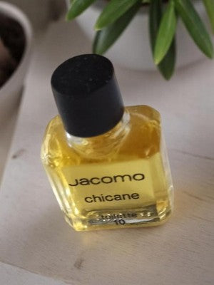 Miniature parfum Jacomo Chicane vintage - édition limitée flacon ancien