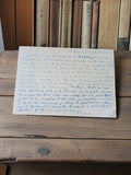 Lettre manuscrite 1944 Guerre 39-45 correspondance émouvante écriture bleue