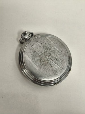 Montre gousset ancienne à restaurer cadran chiffres noirs vintage rétro