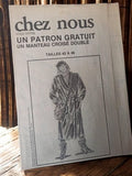 Patron couture vintage manteau croisé doublé Chez Nous années 80 tailles 42-46