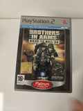 Boîte vide pour Brothers in Arms sur PS2 - Boîtier officiel Playstation sans jeu