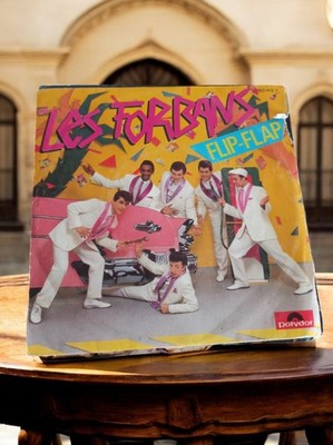 Vinyle 45T Les Forbans Flip Flap Polydor vintage années 80 pochette pop