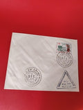 Lettre ancienne timbrée oblitérée 1970 Maroc philatélie collection vintage