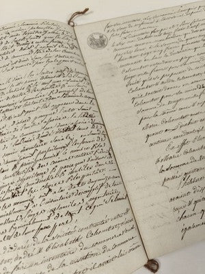 Lettre administrative manuscrite 1814, papier timbré, XIXe siècle