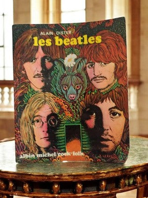 Livre Les Beatles Alain Dister Albin Michel Rock Folk illustré pop art