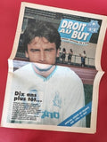Ancien journal vintage football OM Droit au but rétro Marseille collection rare
